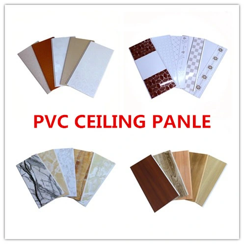 200-300mm Width Groove Laminated PVC Panel PVC Ceiling PVC Wall Panel Decoration Waterproof Panel